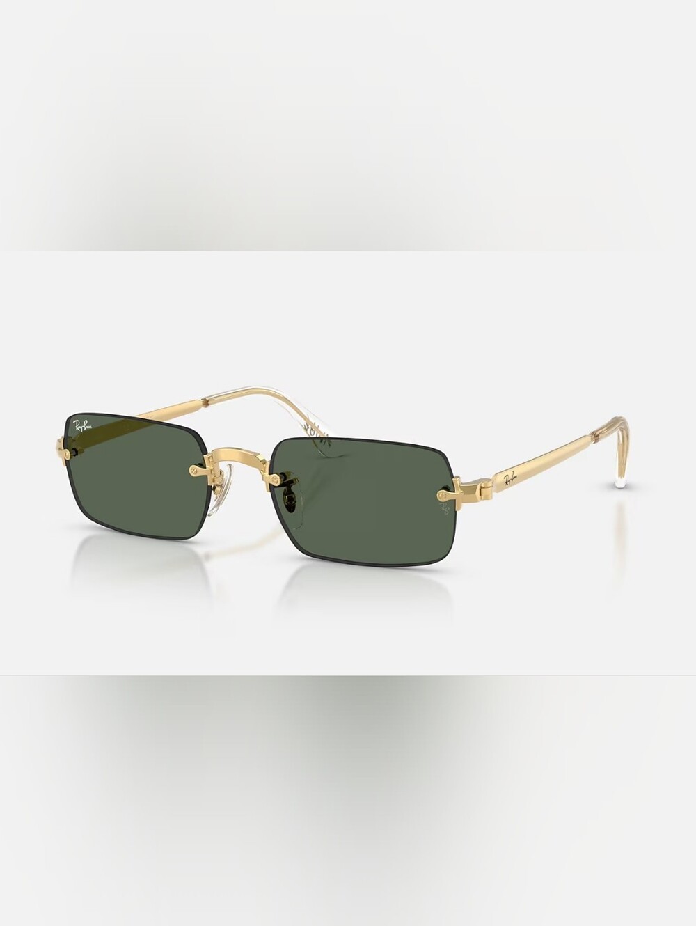 Ray-Ban ASAP Rocky Sunglasses Green Gold Polarized 54-20-145 RB3557